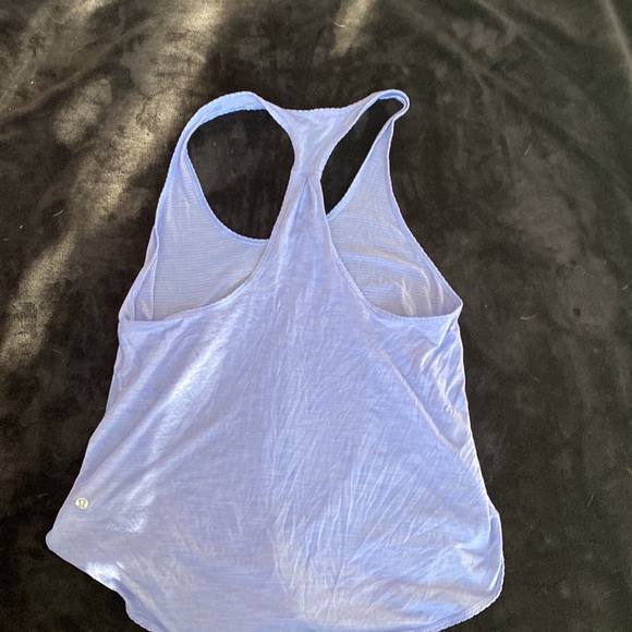 Racer, back style, purple Lululemon workout top - Picture 3 of 3